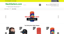 Desktop Screenshot of neckgaiters.com